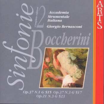 CD Luigi Boccherini: Sinfonie Op.37 N.1 G515, Op.37, N.3 G517, Op.21, N.3 G523 - Vol.2