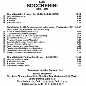 CD Luigi Boccherini: Stabat Mater 
