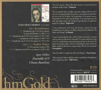 2CD Luigi Boccherini: Stabat Mater / Symphonies
