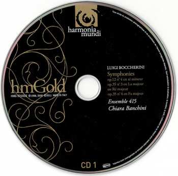 2CD Luigi Boccherini: Stabat Mater / Symphonies