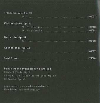 CD Luise Adolpha Le Beau: Complete Works For Piano