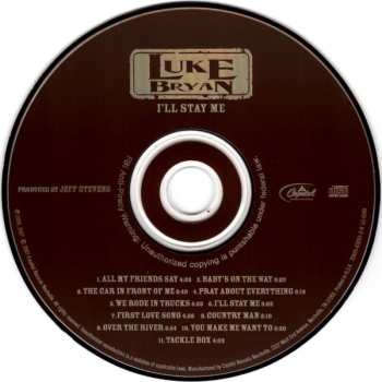 CD Luke Bryan: I'll Stay Me