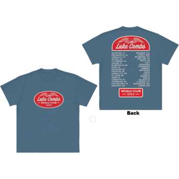 Merce Luke Combs: Luke Combs Unisex T-shirt: Tour '23 Wings (back Print & Ex-tour) (small) S