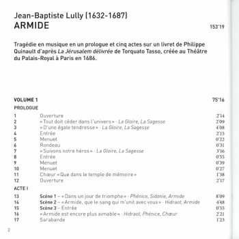 2CD Jean-Baptiste Lully: Armide