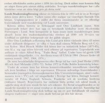 CD Lunds Studentsångare: Lunds Studentsångare Sjunger In Våren