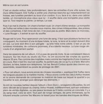 CD Erik Truffaz Quartet: Lune Rouge