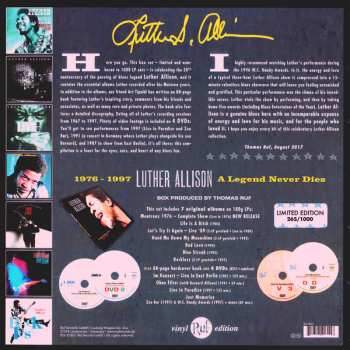 10LP/4DVD/SP/Set di cofanetti Luther Allison: A Legend Never Dies (Essential Recordings 1976 - 1997) LTD | NUM