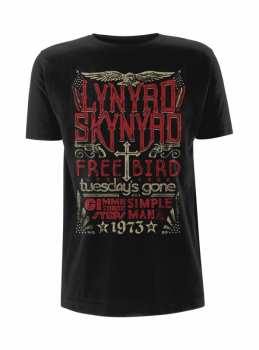 Merce Lynyrd Skynyrd: Tričko Freebird 1973 Hits M