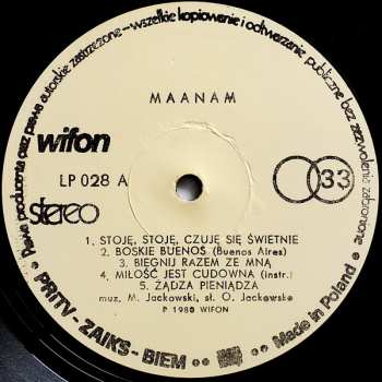 LP Maanam: Maanam