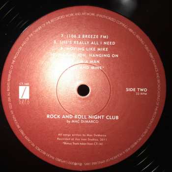 LP Mac Demarco: Rock And Roll Night Club