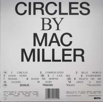 2LP Mac Miller: Circles CLR