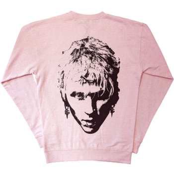 Merce Machine Gun Kelly: Machine Gun Kelly Unisex Sweatshirt: Pink Face (back & Sleeve Print) (medium) M