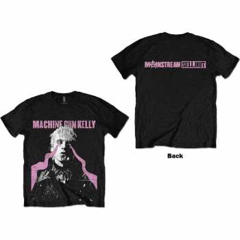 Merce Machine Gun Kelly: Machine Gun Kelly Unisex T-shirt: Laser Eye (back Print) (small) S