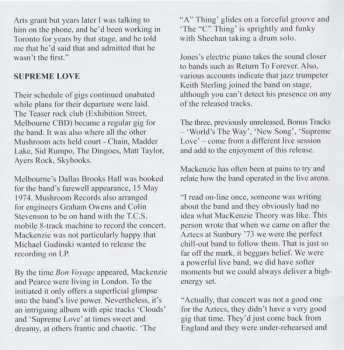 CD Mackenzie Theory: Bon Voyage (Live At Dallas Brooks Hall May Fifteen)