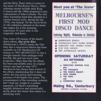 CD Mackenzie Theory: Out Of The Blue