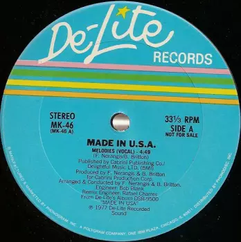 Made In USA: Melodies / Shake Your Body