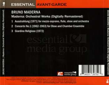 CD Bruno Maderna: Orchestral Works
