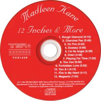 CD Madleen Kane: 12 Inches & More