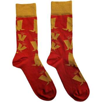 Merce Madness: Madness Unisex Ankle Socks: Crown & M Pattern (uk Size 7 - 11) 42 - 47
