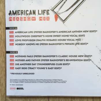 LP Madonna: American Life Mixshow Mix (Honoring Peter Rauhofer) LTD