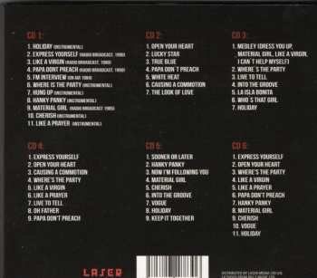 6CD/Set di cofanetti Madonna: Box - Legendary Radio Broadcast Recordings