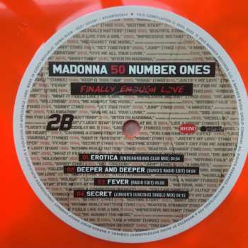6LP/Set di cofanetti Madonna: Finally Enough Love (50 Number Ones) LTD | CLR