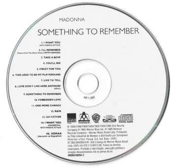 CD Madonna: Something To Remember