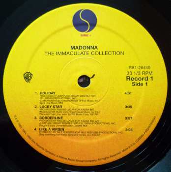 2LP Madonna: The Immaculate Collection