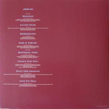 2LP Madonna: The Immaculate Collection