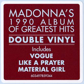 2LP Madonna: The Immaculate Collection