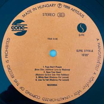LP Madonna: True Blue