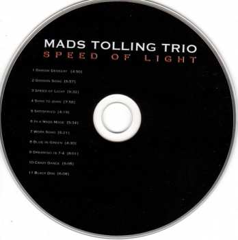 CD Mads Tolling Trio: Speed Of Light
