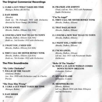 CD Mae West: I'm No Angel