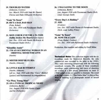 CD Mae West: I'm No Angel
