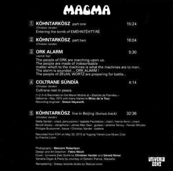 CD Magma: Köhntarkösz LTD | DLX | DIGI