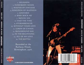 CD Magnum: Days Of Wonder