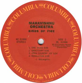 LP Mahavishnu Orchestra: Birds Of Fire
