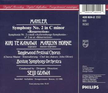 2CD/Set di cofanetti Gustav Mahler: Symphony No. 2