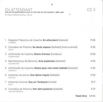 3CD/Set di cofanetti Pedro Memelsdorff: Vertù Contra Furore (Musical Languages In Late Medieval Italy 1380-1420)