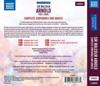 6CD/Set di cofanetti Malcolm Arnold: Complete Symphonies And Dances