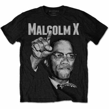 Merch Malcolm X: Maglietta Pointing 