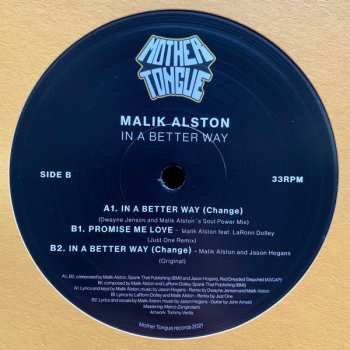 LP Malik Alston: In A Better Way