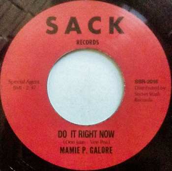 SP Mamie Galore: Do It Right Now / No Right To Cry LTD | NUM