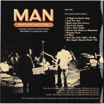 3CD/Set di cofanetti Man: Back Into The Future