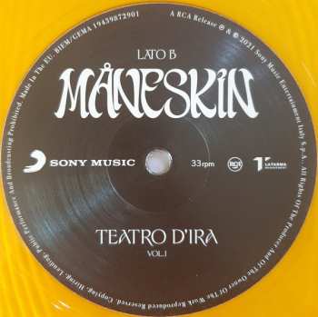 LP Måneskin: Teatro D'Ira - Vol.I CLR