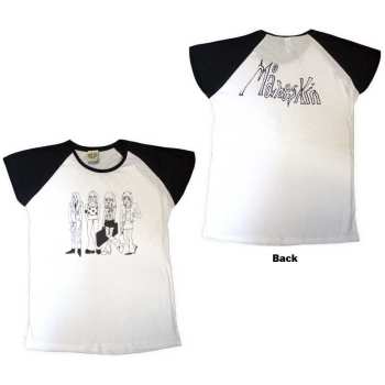 Merce Måneskin: Maneskin Unisex Raglan T-shirt: Mini Doodles (back Print & Ex-tour) (xx-large) XXL