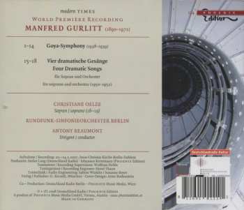 CD Christiane Oelze: Goya-Symphony - Vier Dramatische Gesänge / Four Dramatic Songs