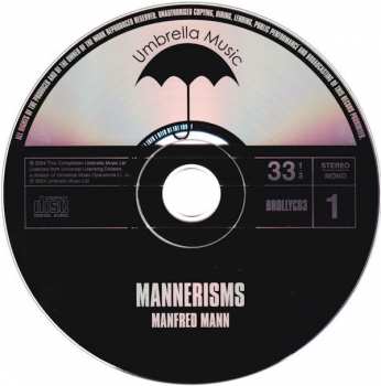 CD Manfred Mann: Mannerisms