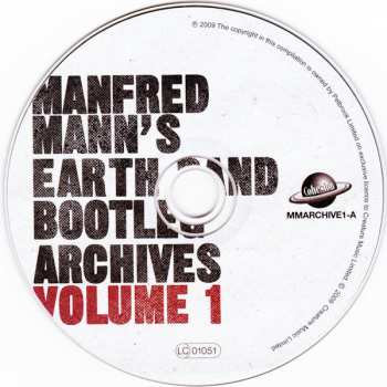 5CD/Set di cofanetti Manfred Mann's Earth Band: Bootleg Archives Volumes 1-5