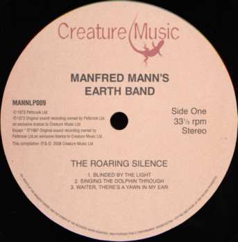 LP Manfred Mann's Earth Band: The Roaring Silence
